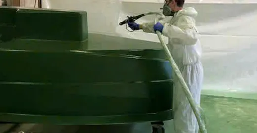 Thi công phủ Vinyl Ester cho chi tiết composite