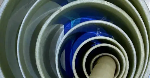 Ống composite FRP dùng nhựa Vinyl Ester