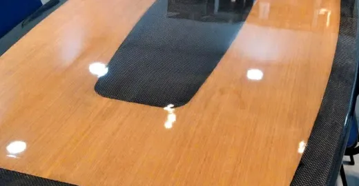 Mặt bàn Carbon Epoxy trang trí