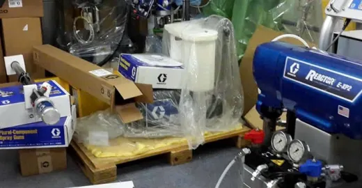 Hệ thống thiết bị phun Foam cách âm cách nhiệt