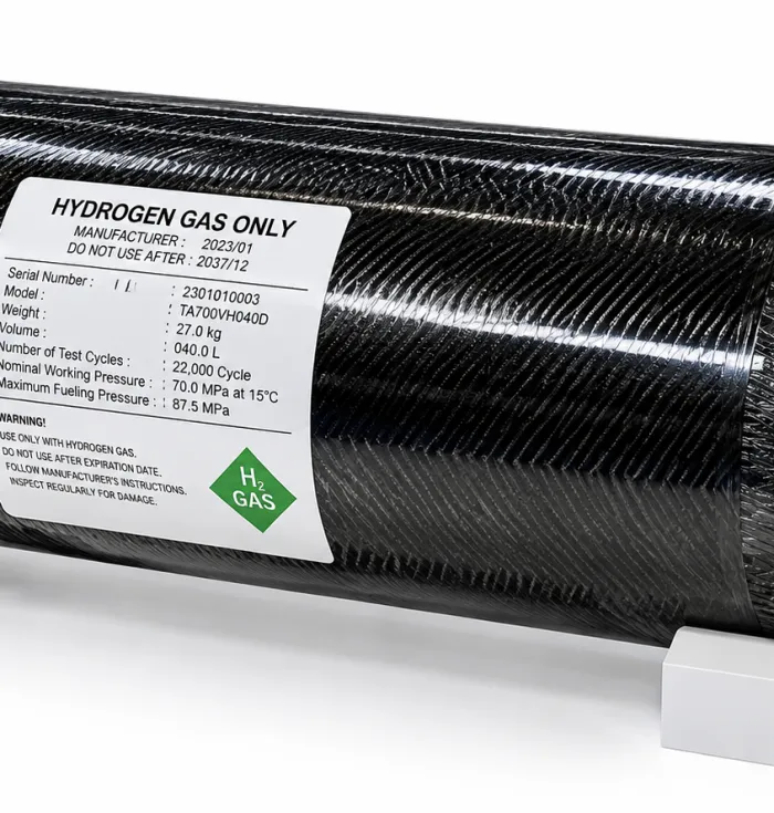 Bình Chứa Khí Hydrogen Composite Sợi Carbon